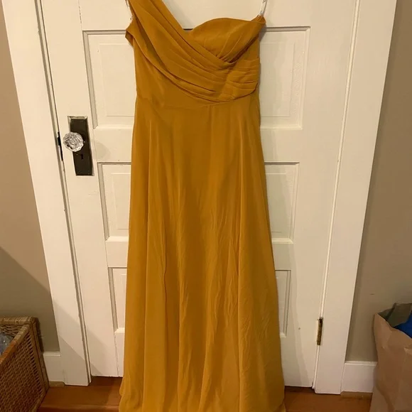Celebrate Via Davids Bridal Yellow Bridesmaids Dress | Color: Yellow | Size: 6 | Dixiewells's Closet